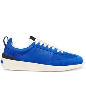 Geox Suede Panel Trainers - Blue
