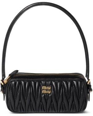 Miu Miu Borsa Mini Matelassé - Nero