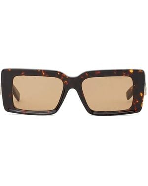 Karl Lagerfeld カットアウト サングラス - ナチュラル