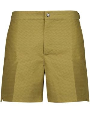 Frescobol Carioca Tailored Recycled Polyester Swim Shorts - Green