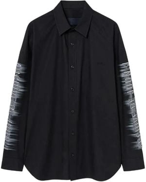 Juun.J Archive Lettering Long-sleeve Shirt - ブルー