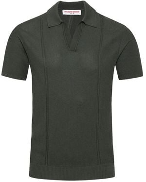 Orlebar Brown テクスチャード Tシャツ - グリーン