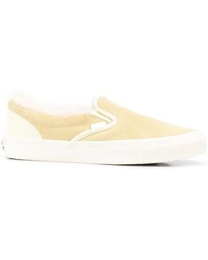 Vans Shearling Trim Slip-On Trainers - Natural