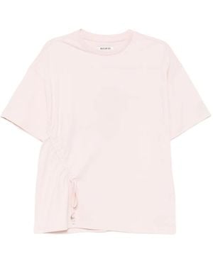 Musium Div. T-Shirt Mit Logo-Stickerei - Pink