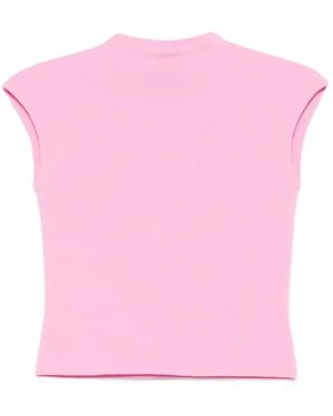 A.W.A.K.E. MODE Knitted Sleeveless Top - Pink