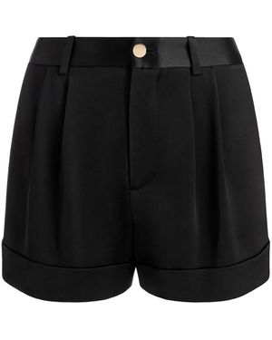 Alice + Olivia Conry Pleated Shorts - Black