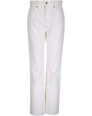 Nili Lotan Classic-Pocket Jeans - White