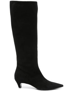 Roberto Festa 50Mm Suede Boots - Black