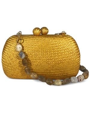 Serpui Josephine Clutch Bag - Yellow