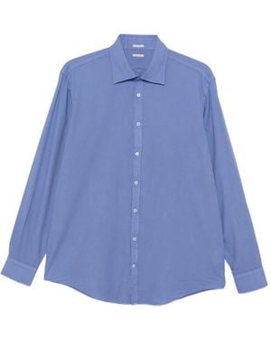 Massimo Alba Tulip Long-Sleeve Shirt - Blue