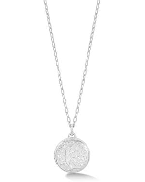 Dower & Hall Collar Tree Of Life Con Talismán - Blanco