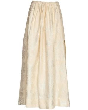 Department 5 Side-Slit Long Skirt - White