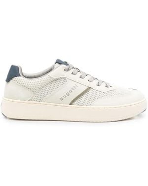Bugatti Mesh-Panelled Sneakers - White