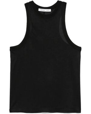 Carven Silk Tank Top - Black