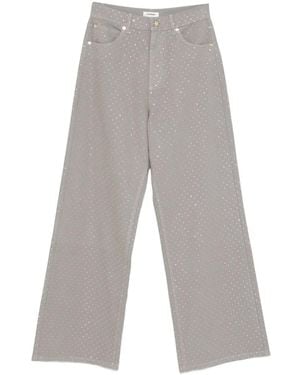 Sandro Pantalon À Ornements - Gris