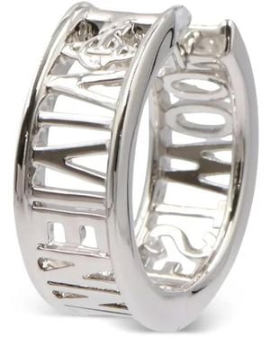 Vivienne Westwood Lettered Earring - Grey