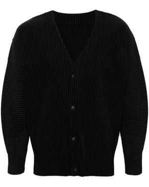 Homme Plissé Issey Miyake Mc March カーディガン - ブラック