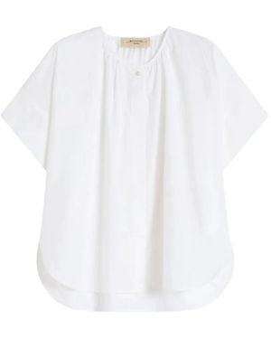 Weekend by Maxmara Gathered Blouse - White