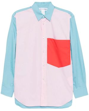 Comme des Garçons Colour-Patch Shirt - White