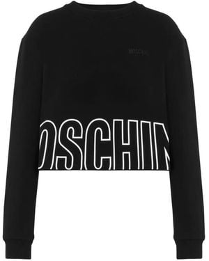 Moschino Logo-Print Sweatshirt - Black