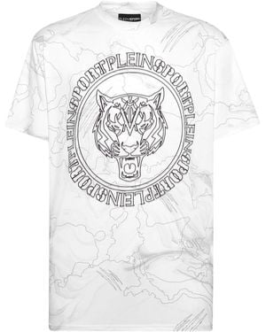 Philipp Plein Lunar Crew-Neck T-Shirt - Gray