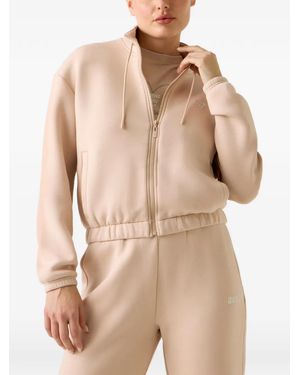 Guess Sudadera Con Cremallera Y Strass - Neutro