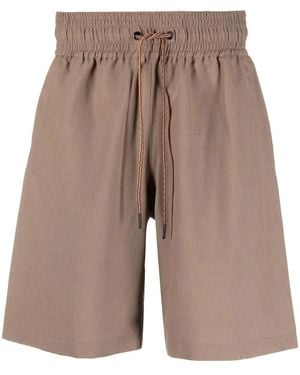 Viktor & Rolf Drawstring-Waist Detail Shorts - Natural