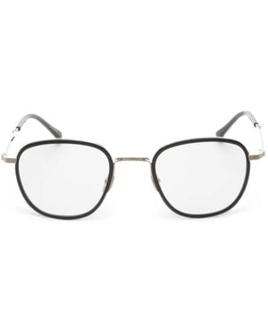 Garrett Leight Griffith Ii Engraved-Detail Glasses - Natural