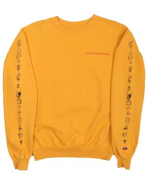 Chrome Hearts Crew-Neck Sweatshirt - Orange