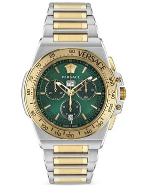 Versace Greca R 49.3Mm Watch - Metallic