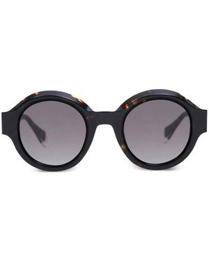 Gigi Studios Stella Round-Frame Sunglasses - Brown