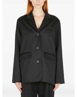 Soulland Button Blazer Jacket - Black