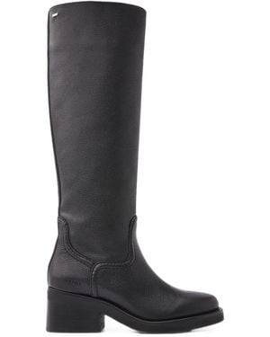 Nubikk Cassy Grained Leather Boots - Black