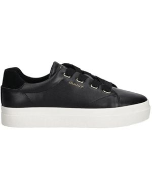 GANT Avona Ribbon Lace-Up Trainers - Black