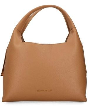 Elisabetta Franchi Hobo Bag With Charms - Brown