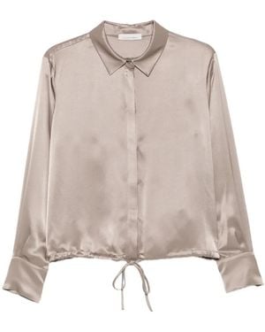 Liviana Conti Drawstring Shirt - Natural