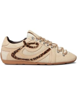 Claudie Pierlot Sneakers Mit Leoparden-Print - Natur