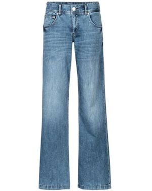 Herrlicher Edna Faded-Effect Jeans - Blue