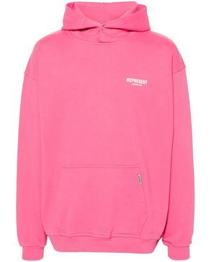 Represent Owner's Club Hoodie Aus Baumwolle - Pink