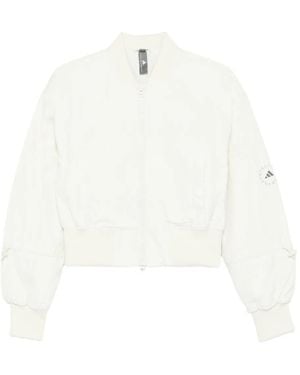adidas By Stella McCartney Zip Detail Bomber Jacket - White