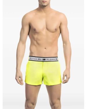 Bikkembergs Bañador Con Logo En La Cintura - Amarillo