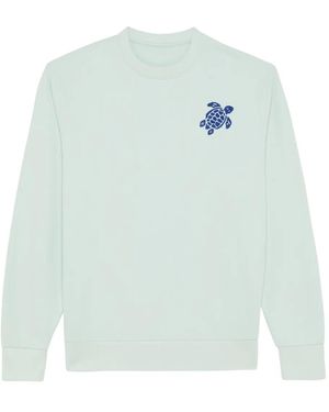 Vilebrequin Turtle-Embroidered Sweatshirt - Blue