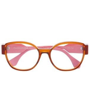 Face A Face Occhiali Tondi Wide1 - Rosa