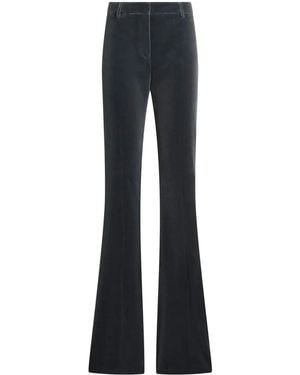Etro Velvet Flared Trousers - Blue