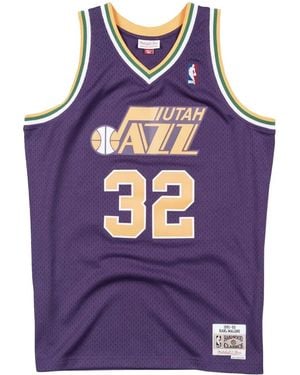 Mitchell & Ness Top sin mangas Swingman NBA Jazz 96-97 Karl Malone - Morado