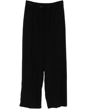Giovanni Cavagna Drawstring Track Trousers - Black