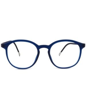 Silhouette Gafas Con Montura Redonda - Negro