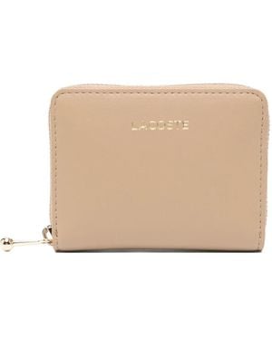Lacoste Zip-Around Wallet - Natural