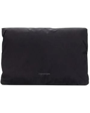 Topologie Medium A-Frame Clutch Bag - Black