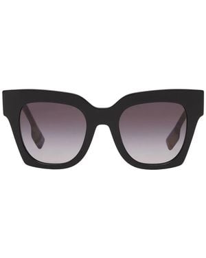 Burberry Bio-Acetate Square Frame Sunglasses - Brown
